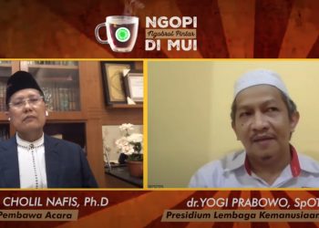 Di Ngopi MUI, MER-C Sampaikan 4 Hal Wajib di Era New Normal